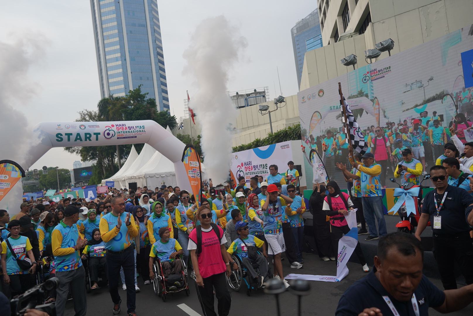 Ribuan Peserta Meriahkan Puncak Hari Disabilitas Internasional 2025 di Bundaran HI